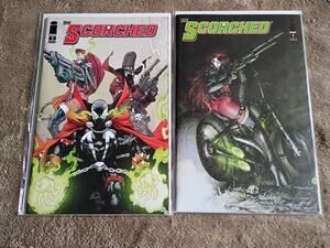 Spawn The Scorched #1 Variants Lee Image Comics 2021 NM Lot Of 2